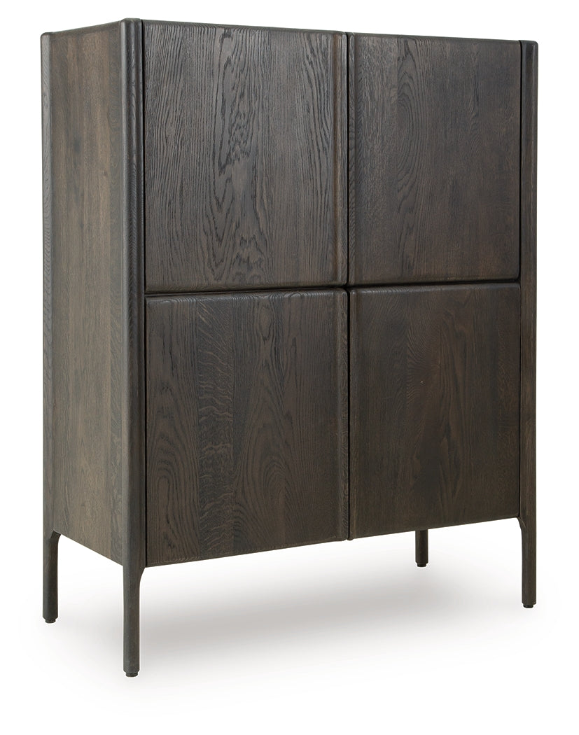 Orsonal Espresso Brown Accent Cabinet from Ashley - Luna Furniture