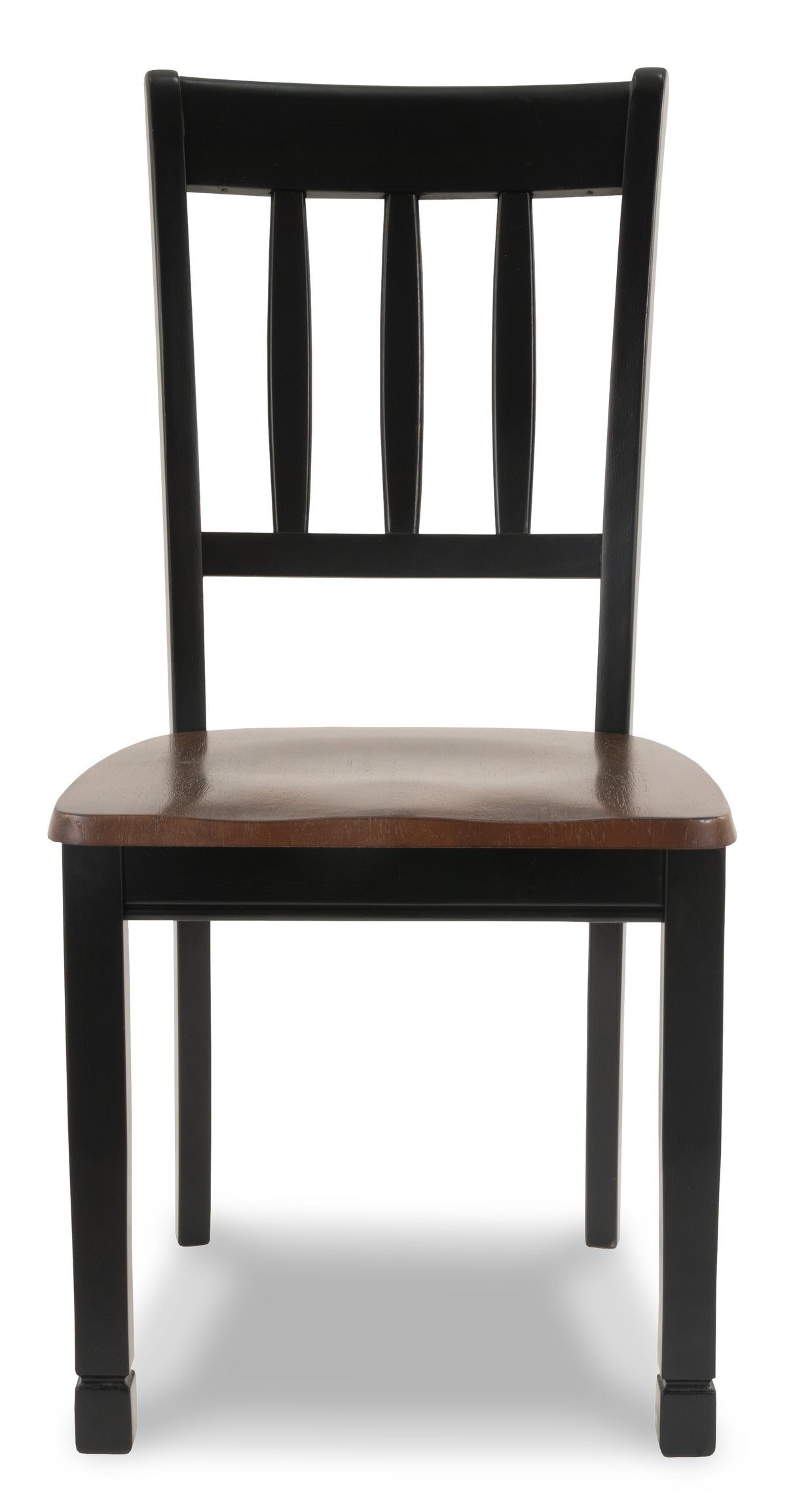 Owingsville 2-Piece Dining Room Chair in Black/Brown from Ashley - Luna Furniture