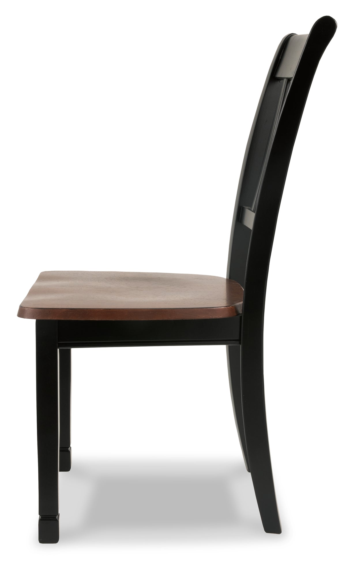 Owingsville 2-Piece Dining Room Chair in Black/Brown from Ashley - Luna Furniture