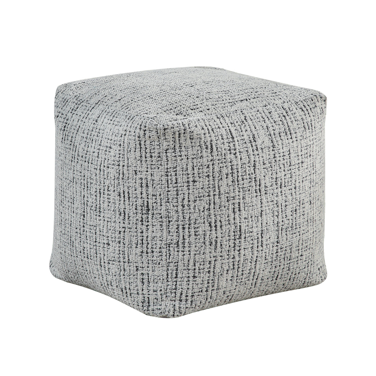 Easley Multi-Color Square Chenille Pouf from Homelegance - Luna Furniture