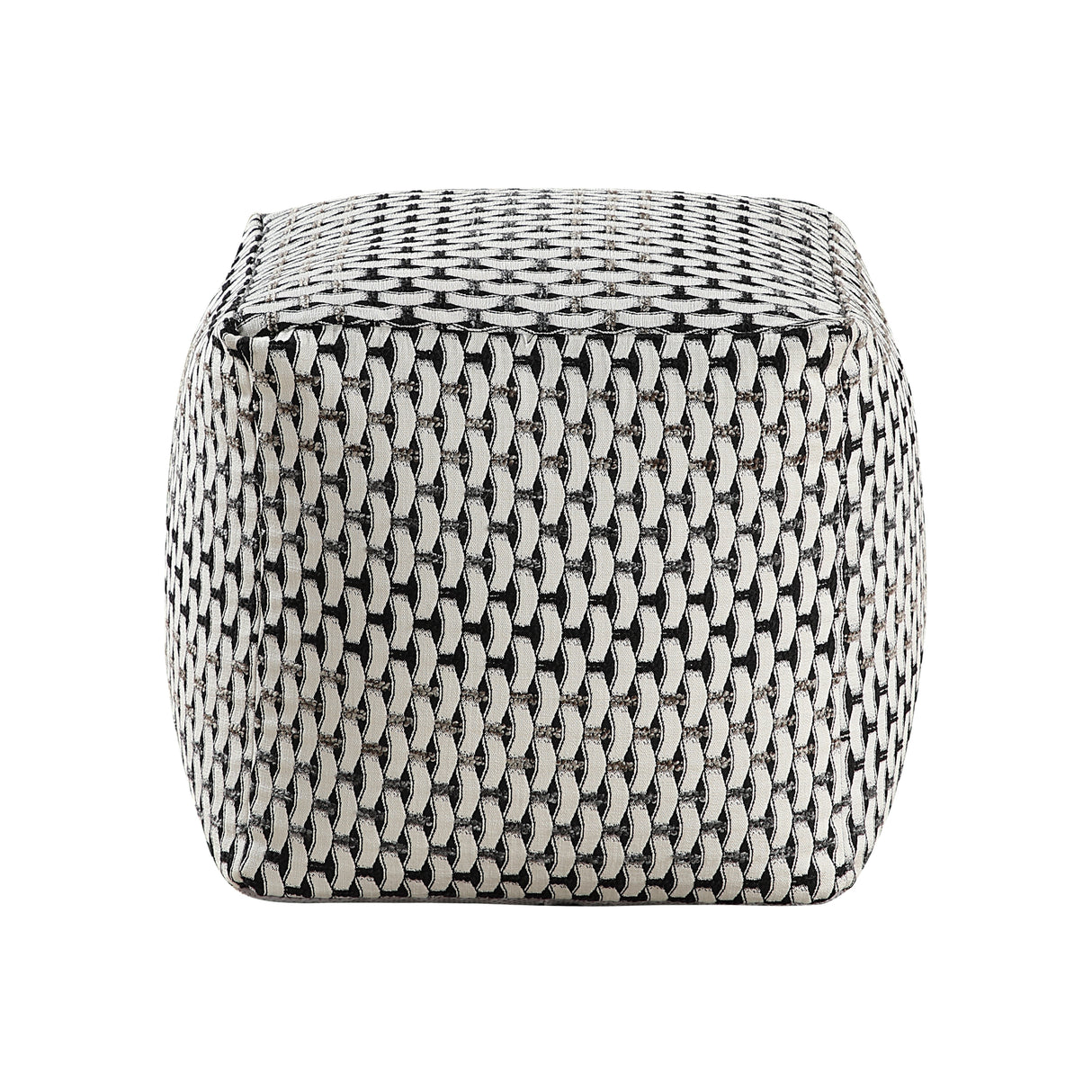 Easley Multi-Color Square Jacquard Pouf from Homelegance - Luna Furniture
