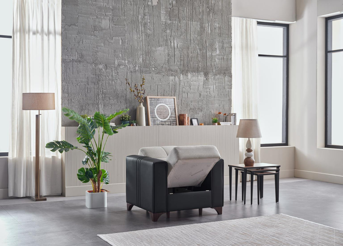 Parma Boss Cream Modern Chair from Bellona - Luna Furniture