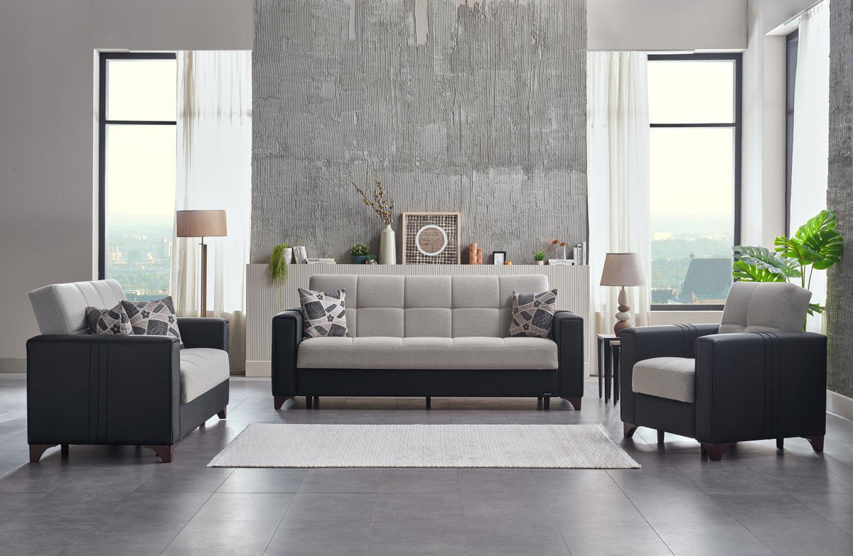 Parma Boss Cream Loveseat from Bellona - Luna Furniture