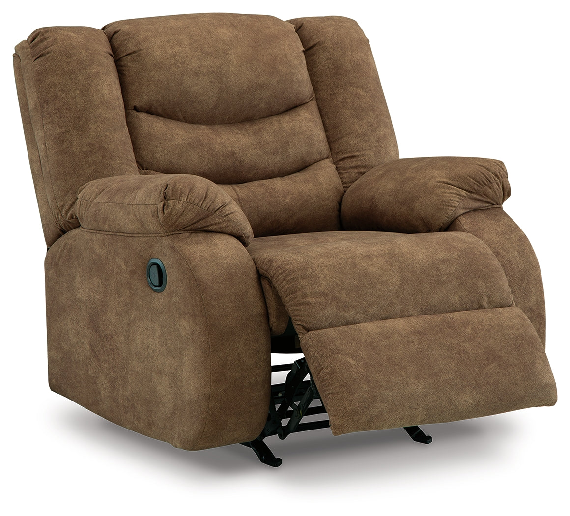 Partymate 2-Piece Sectional with Recliner in Brindle from Ashley - Luna Furniture