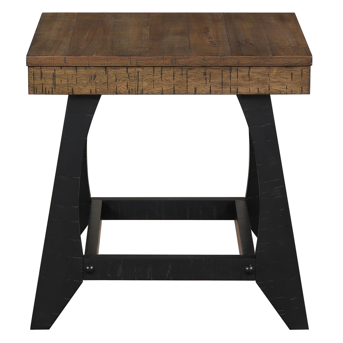 Ralston Caramel/Ebony End Table from Steve Silver - Luna Furniture