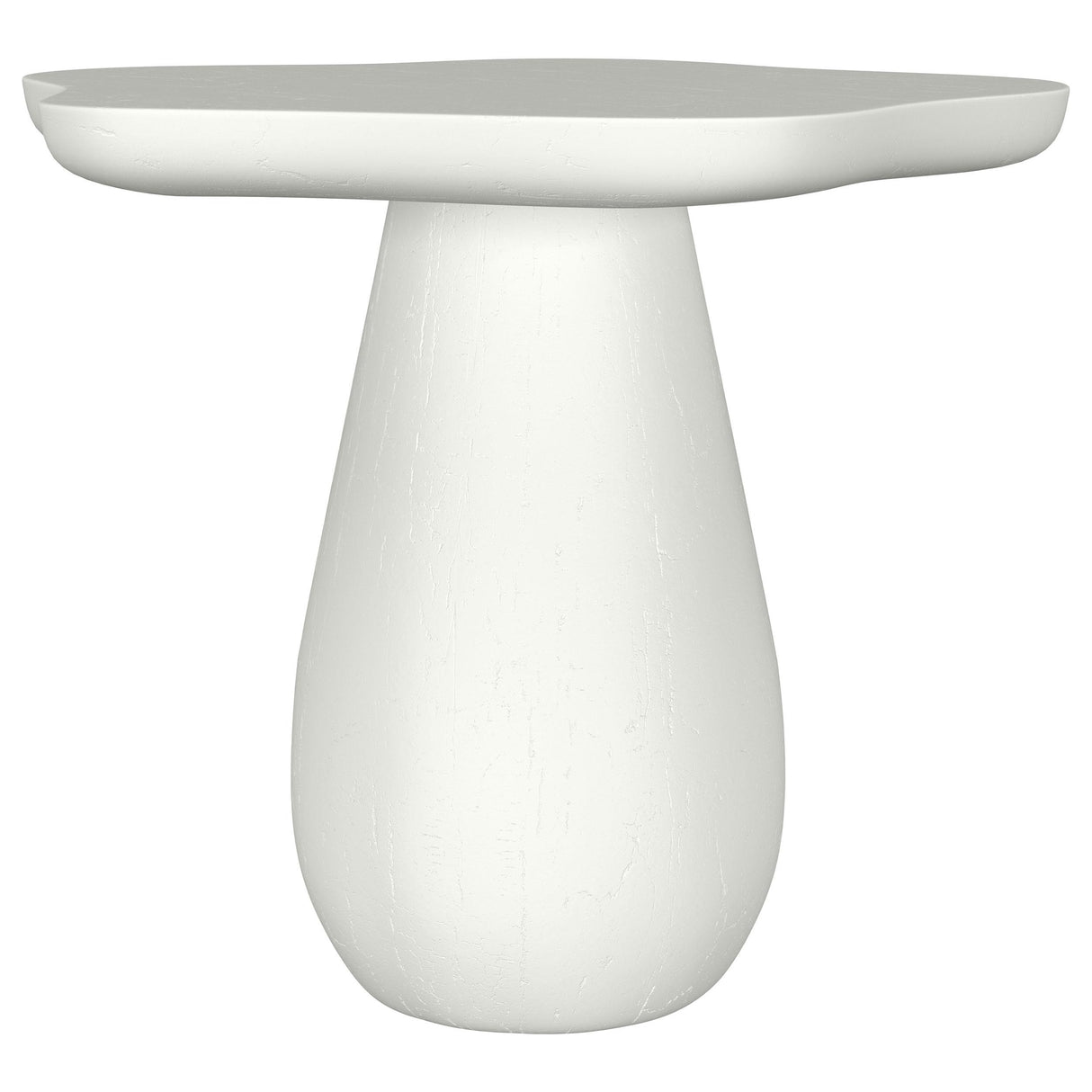 Perth Off White 17-inch Cloud Shaped Top Side Table from Coaster - Luna Furniture