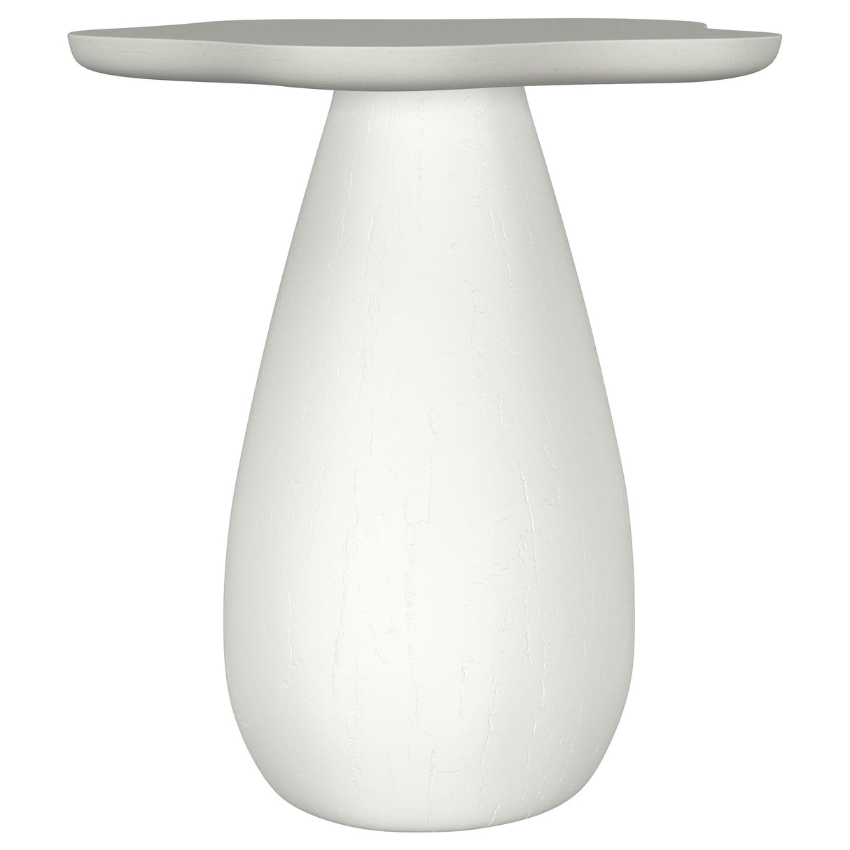 Perth Off White Cloud Shaped Top Side Table from Coaster - Luna Furniture