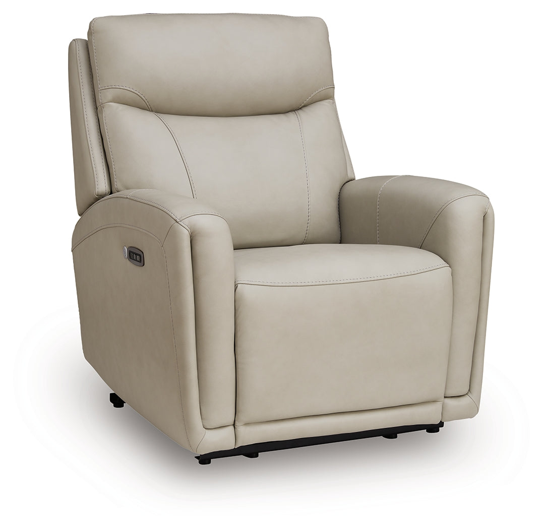 Pincara Bone Power AutoGlide Recliner from Ashley Furniture - Luna Furniture