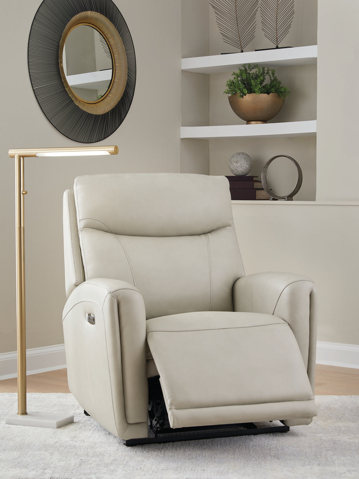 Pincara Bone Power AutoGlide Recliner from Ashley Furniture - Luna Furniture
