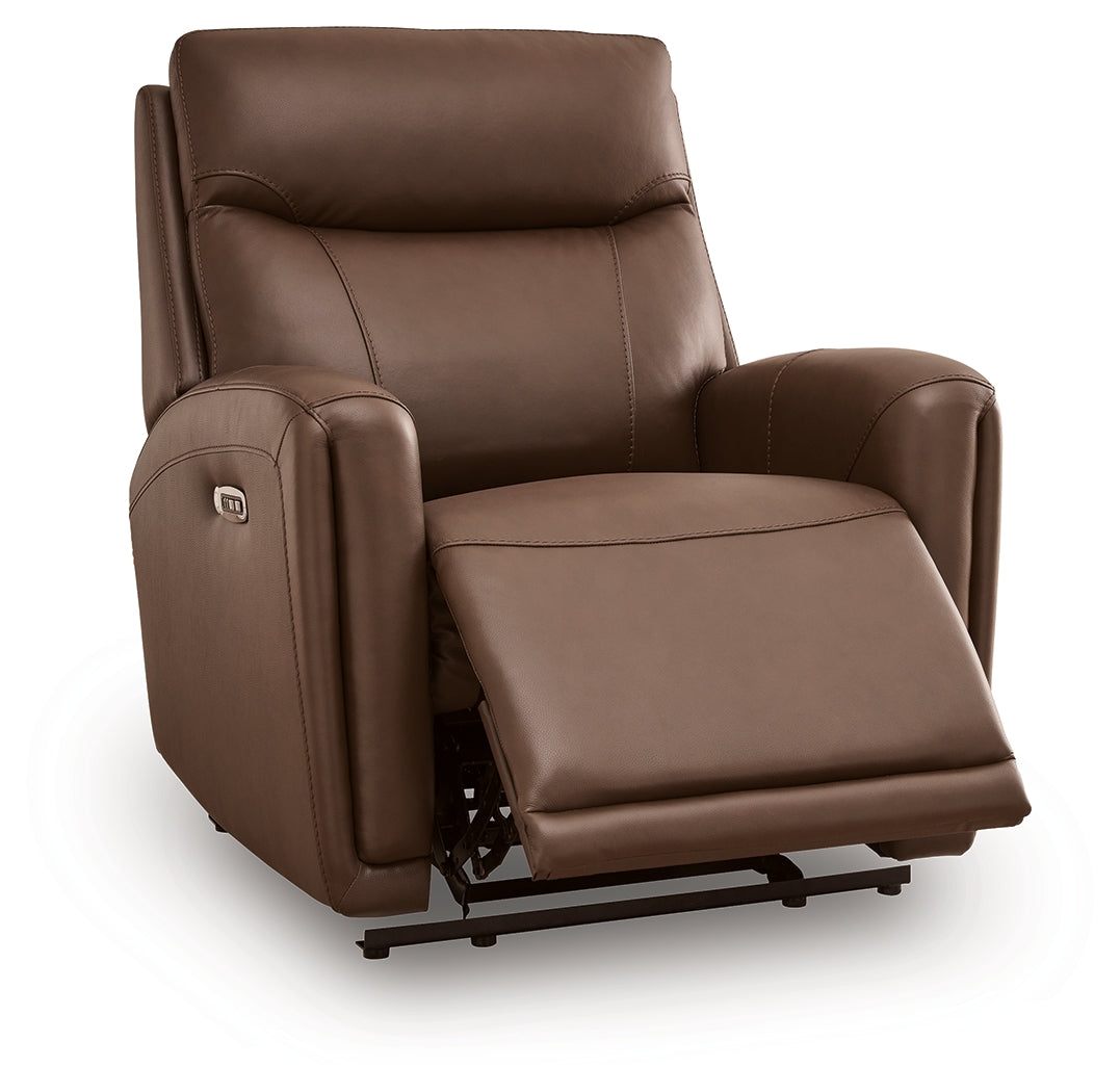 Pincara Umber Power AutoGlide Recliner from Ashley Furniture - Luna Furniture