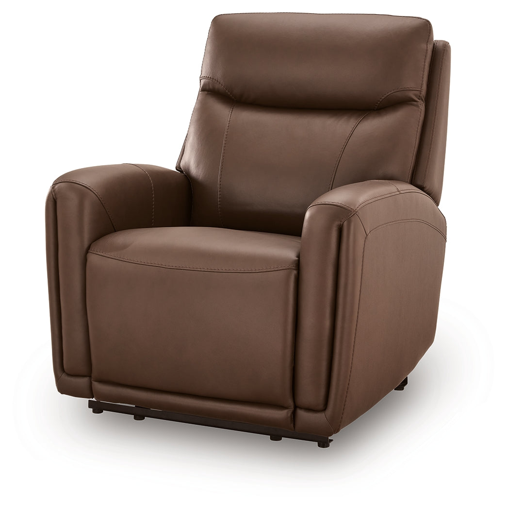 Pincara Umber Power AutoGlide Recliner from Ashley Furniture - Luna Furniture