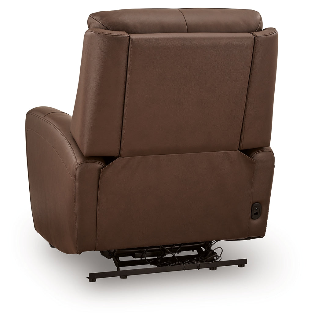 Pincara Umber Power AutoGlide Recliner from Ashley Furniture - Luna Furniture
