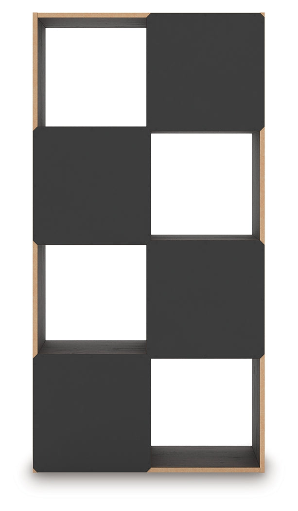 Piperton Charcoal Eight Cube Organizer from Ashley - Luna Furniture