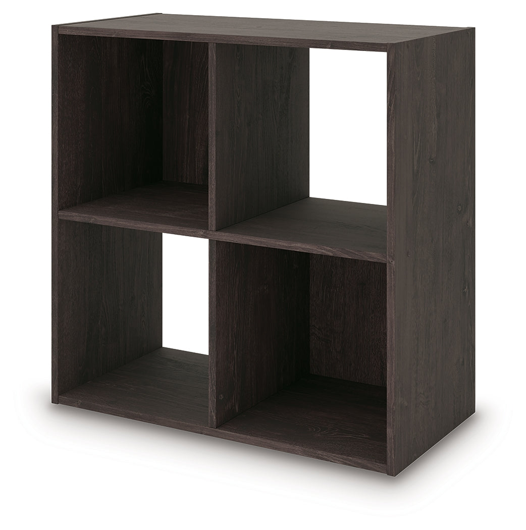 Piperton Charcoal Four Cube Organizer from Ashley - Luna Furniture