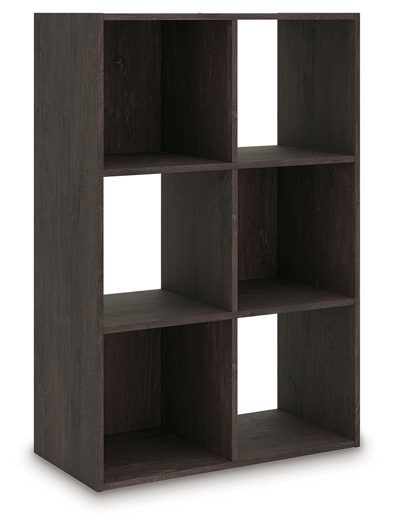 Piperton Charcoal Six Cube Organizer from Ashley - Luna Furniture
