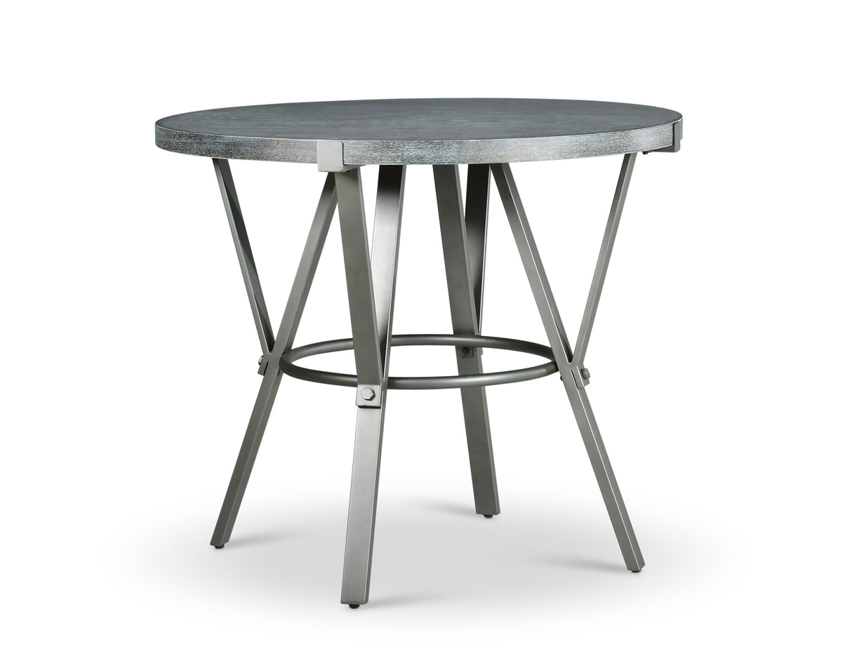 Portland Gray Round Counter Height Dining Set from Steve Silver - Luna Furniture