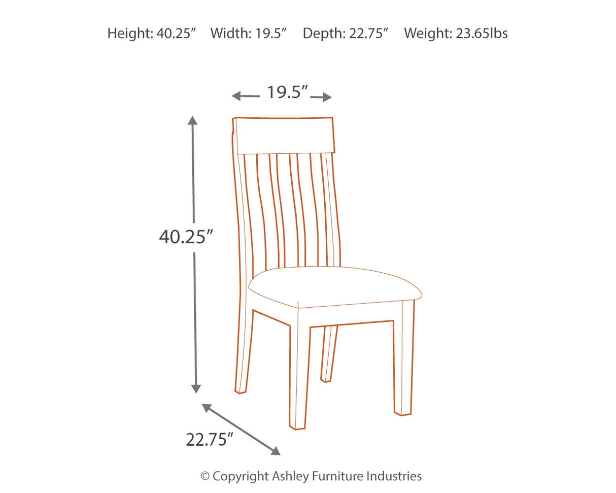 Ralene Dining Table and 6 Chairs in Medium Brown from Ashley Furniture - Luna Furniture
