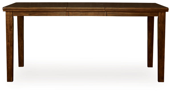 Ralene Medium Brown Counter Height Dining Extension Table