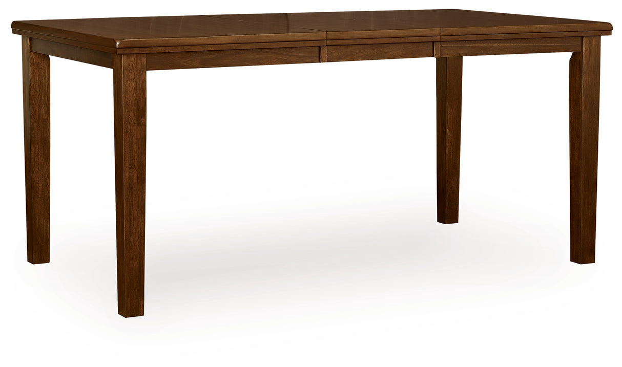 Ralene Medium Brown Counter Height Dining Extension Table from Ashley - Luna Furniture