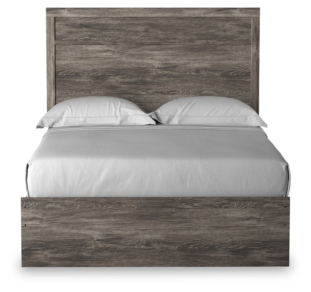Ralinksi Full Panel Bed with Dresser and 2 Nightstands in Gray from Ashley - Luna Furniture