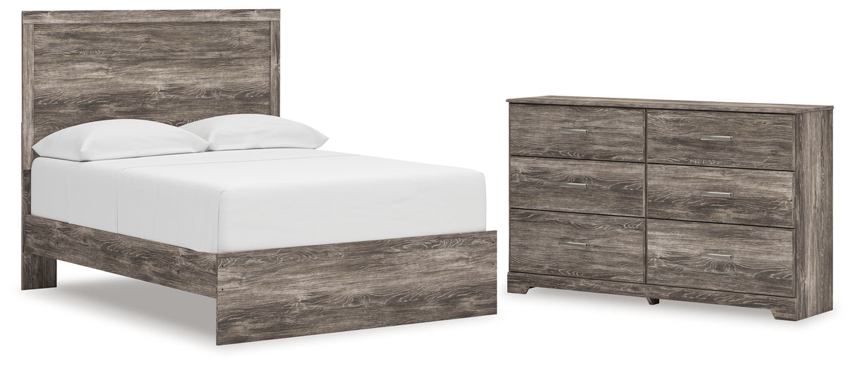 Ralinksi Full Panel Bed with Dresser in Gray from Ashley - Luna Furniture
