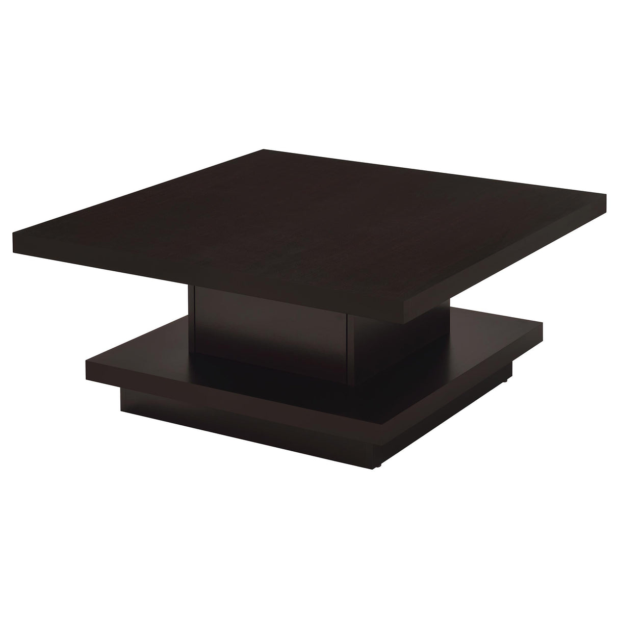 Reston Cappuccino 2-Piece Square Coffee and End Table Set from Coaster - Luna Furniture