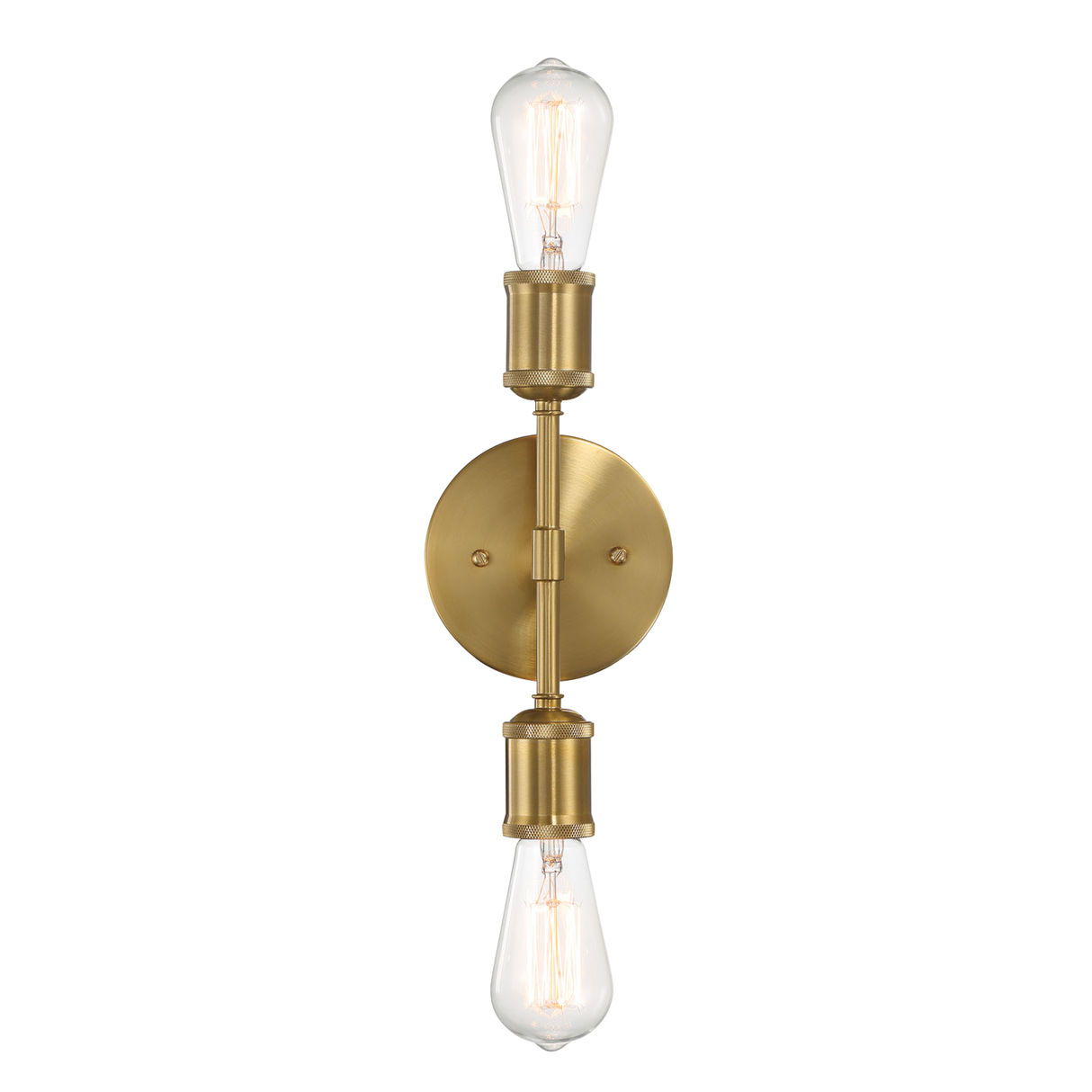Reverie Double Lights Bathroom Wall Sconce over Mirror Bedroom Hallway Entryway 5"W × 10.75"H × 5"E from Ashcroft Furniture - Luna Furniture