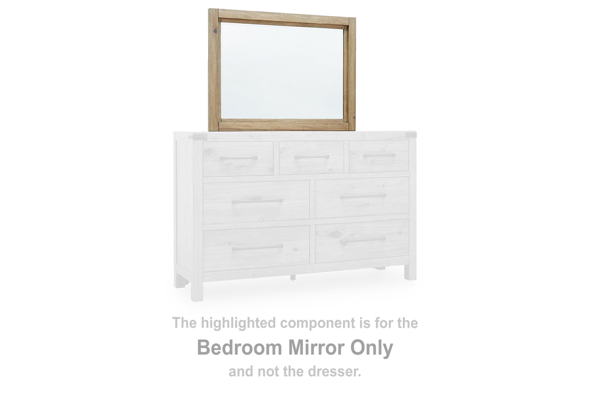 Ridgester Light Brown Bedroom Mirror from Ashley Furniture - Luna Furniture