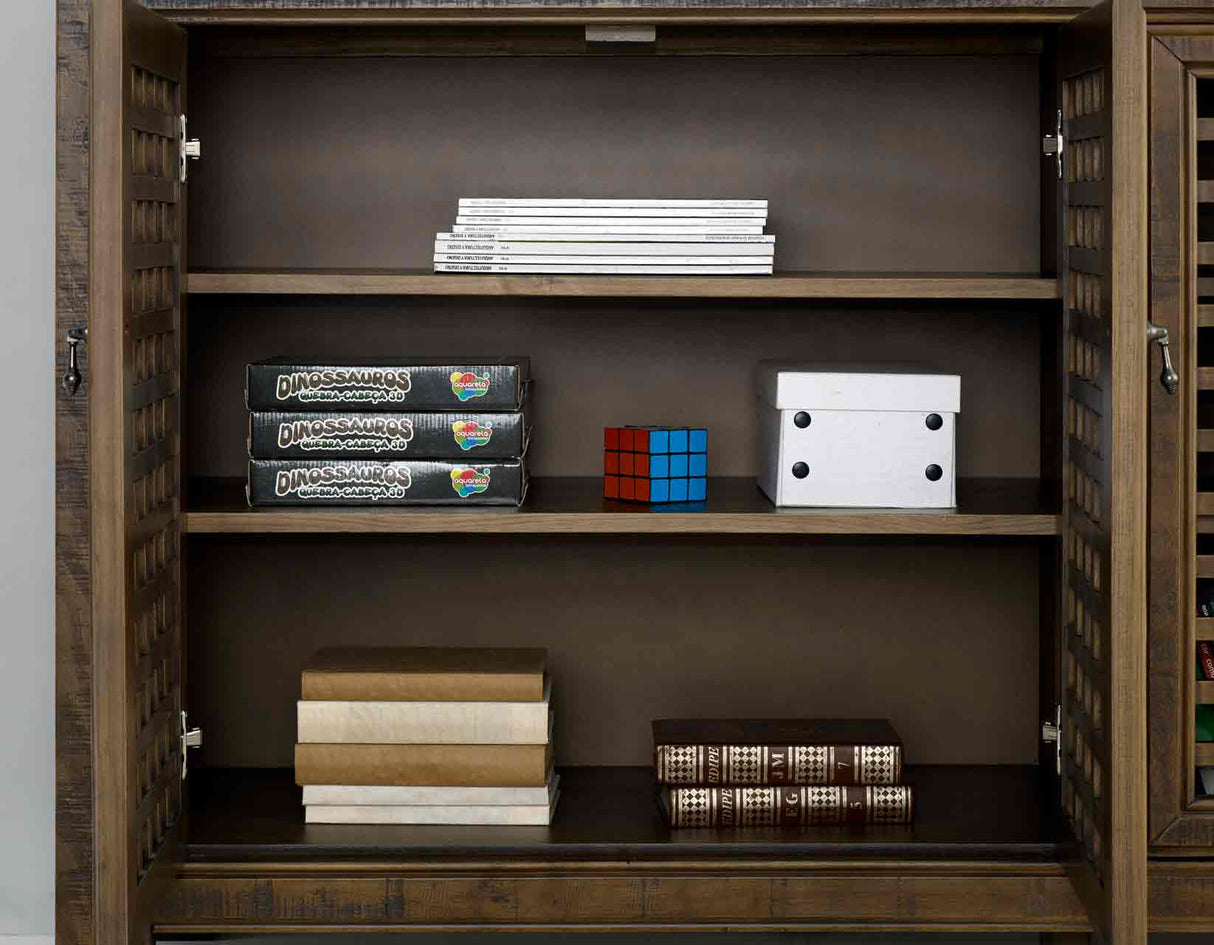 Rio Mocha 4-Door Accent Cabinet from Steve Silver - Luna Furniture