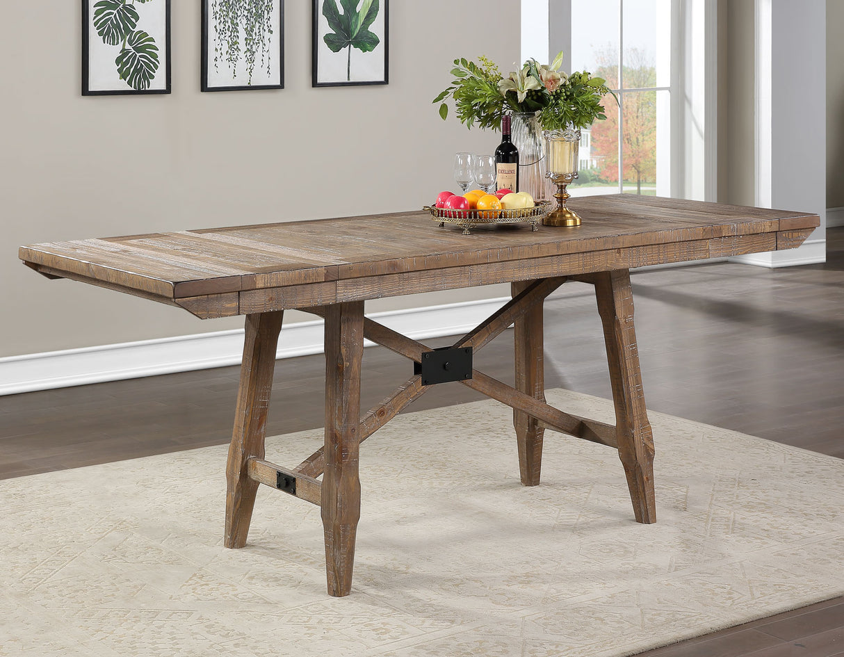 Riverdale Driftwood 96" Extendable Counter Height Table from Steve Silver - Luna Furniture