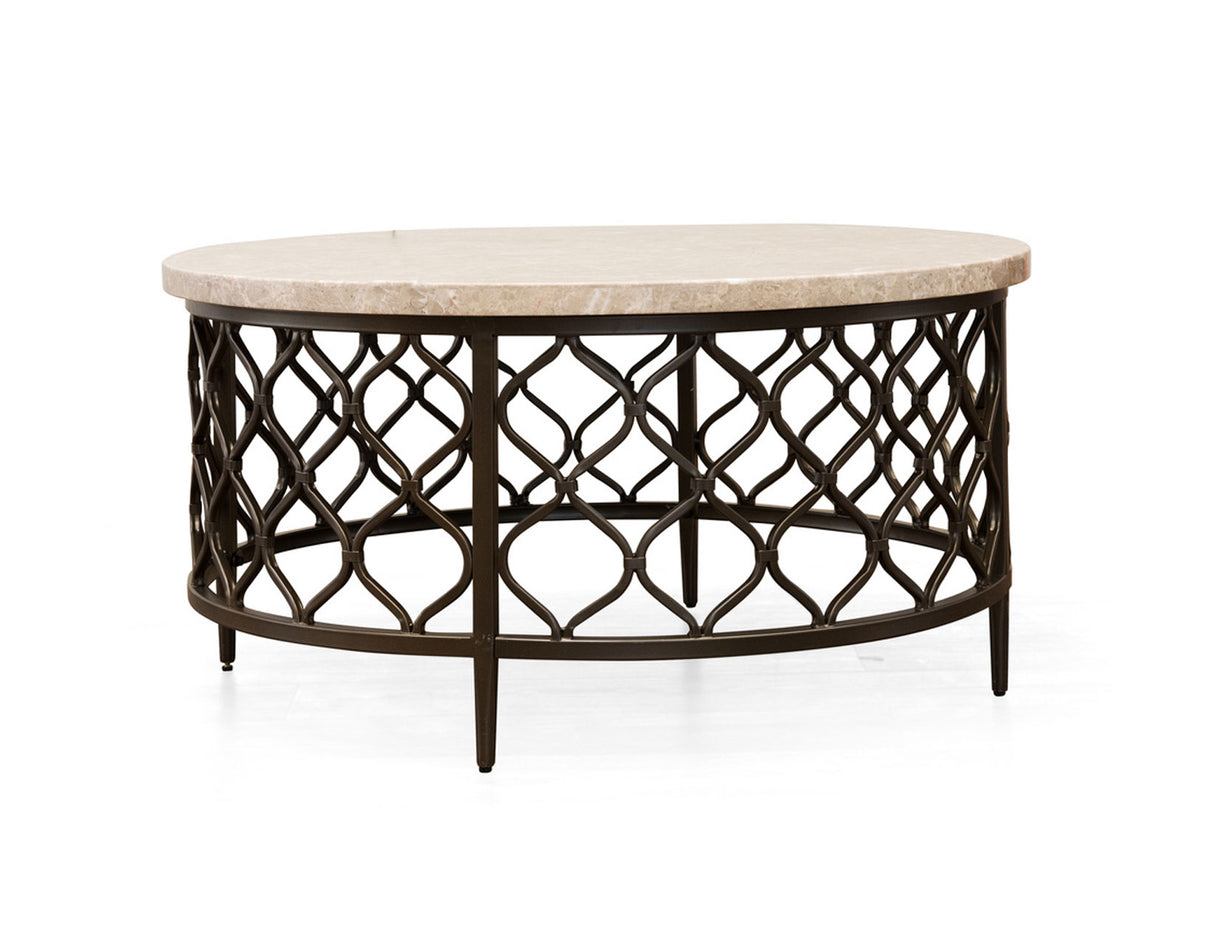 Roland Marble Top Cocktail Table from Steve Silver - Luna Furniture