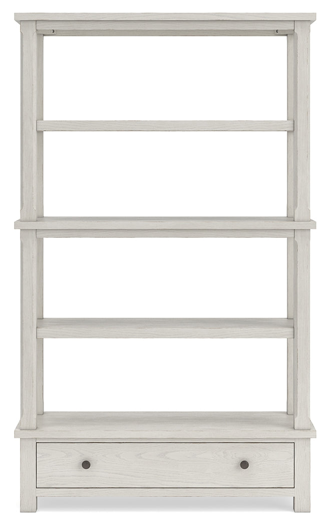 Robbinsdale Antique White 75" Bookcase from Ashley Furniture - Luna Furniture
