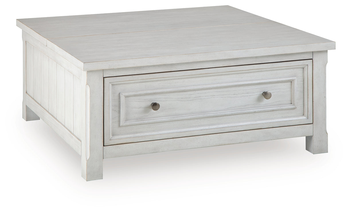 Robbinsdale Antique White Lift-Top Coffee Table from Ashley - Luna Furniture