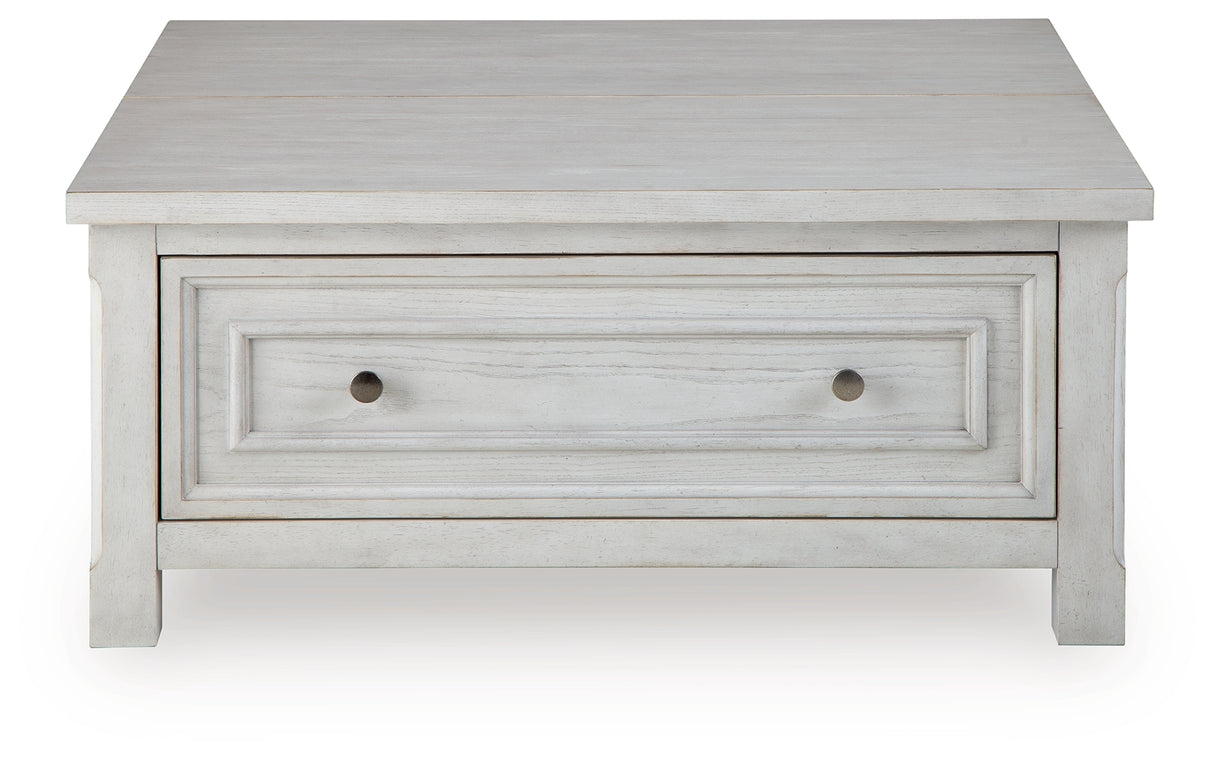 Robbinsdale Antique White Lift-Top Coffee Table from Ashley - Luna Furniture