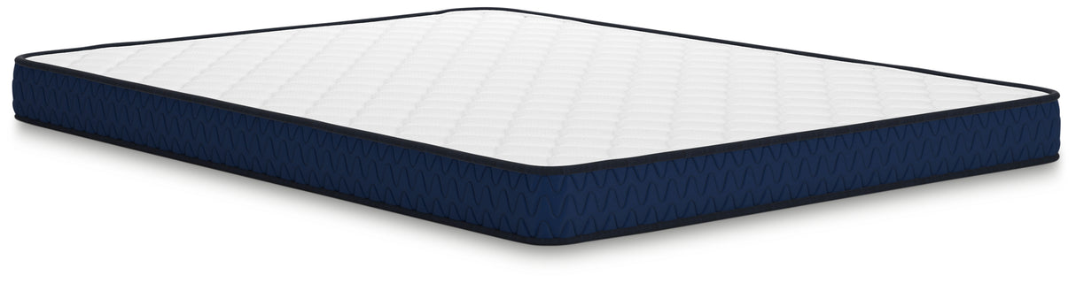 Robbinsdale Antique White Twin over Full Bunk Bed and Mattresses from Ashley - Luna Furniture
