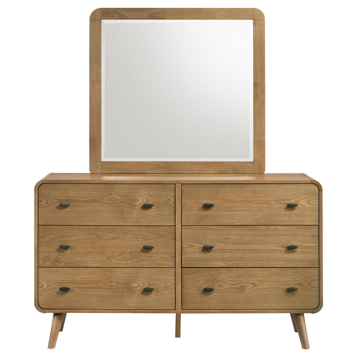 Robyn 6-drawer Bedroom Dresser Light Ash from Coaster - Luna Furniture