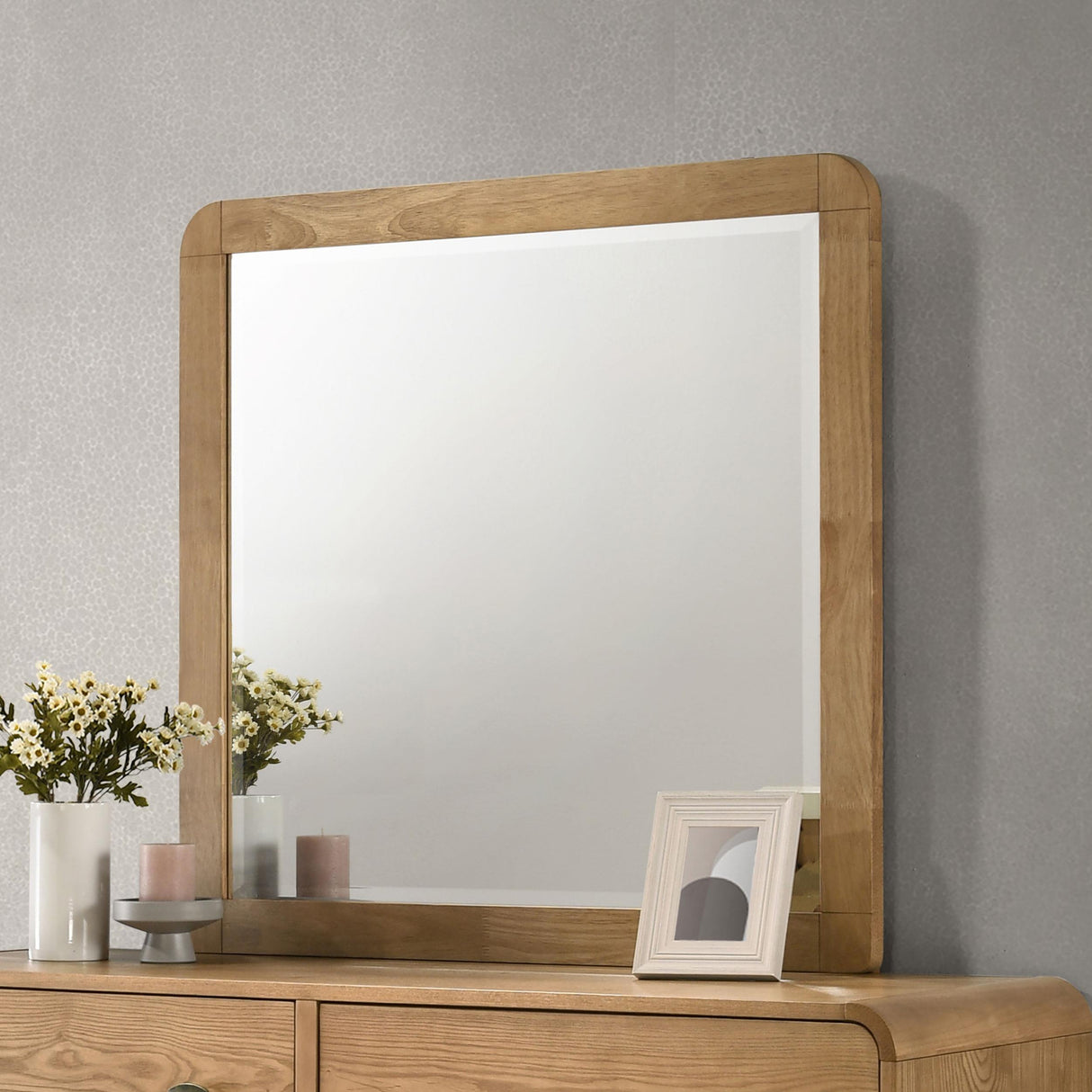 Robyn Light Ash Dresser Mirror (Mirror Only) from Coaster - Luna Furniture