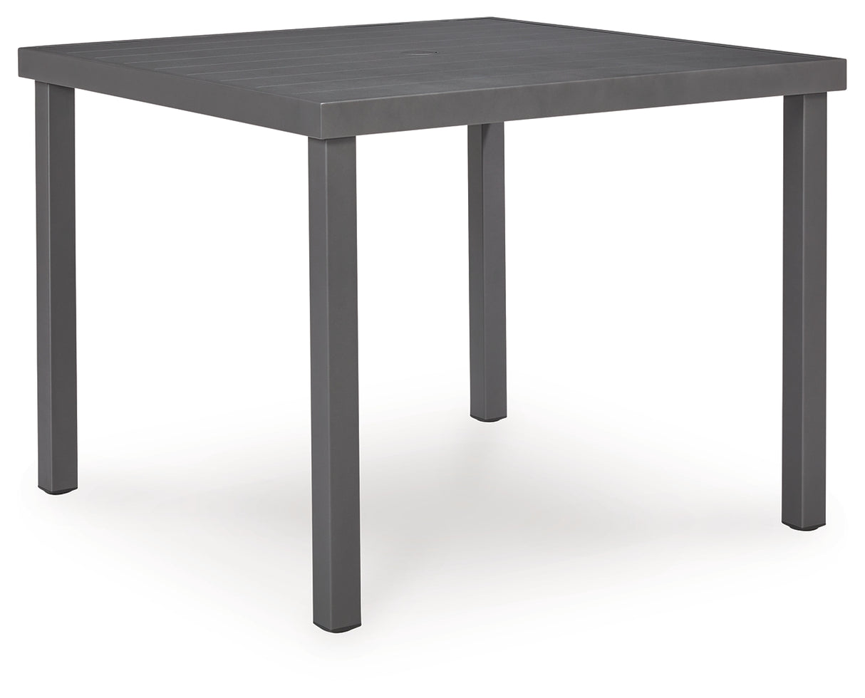 Rocky Creek Gray Outdoor Dining Table from Ashley - Luna Furniture