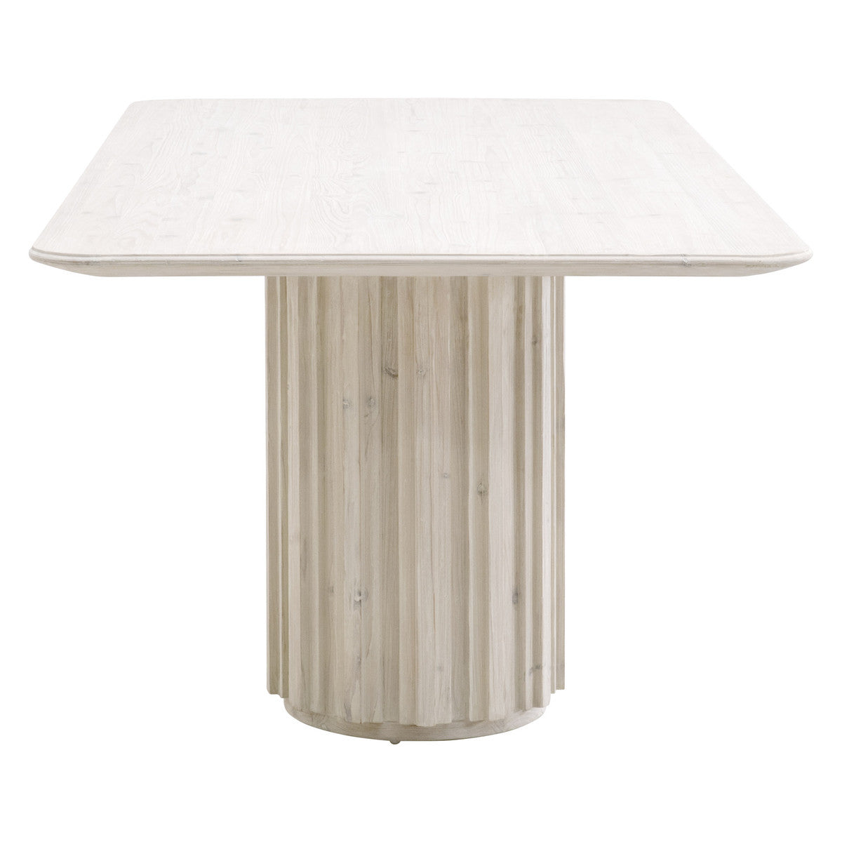 Roma Dining Table in White Wash Pine from Essentials For Living - Luna Furniture