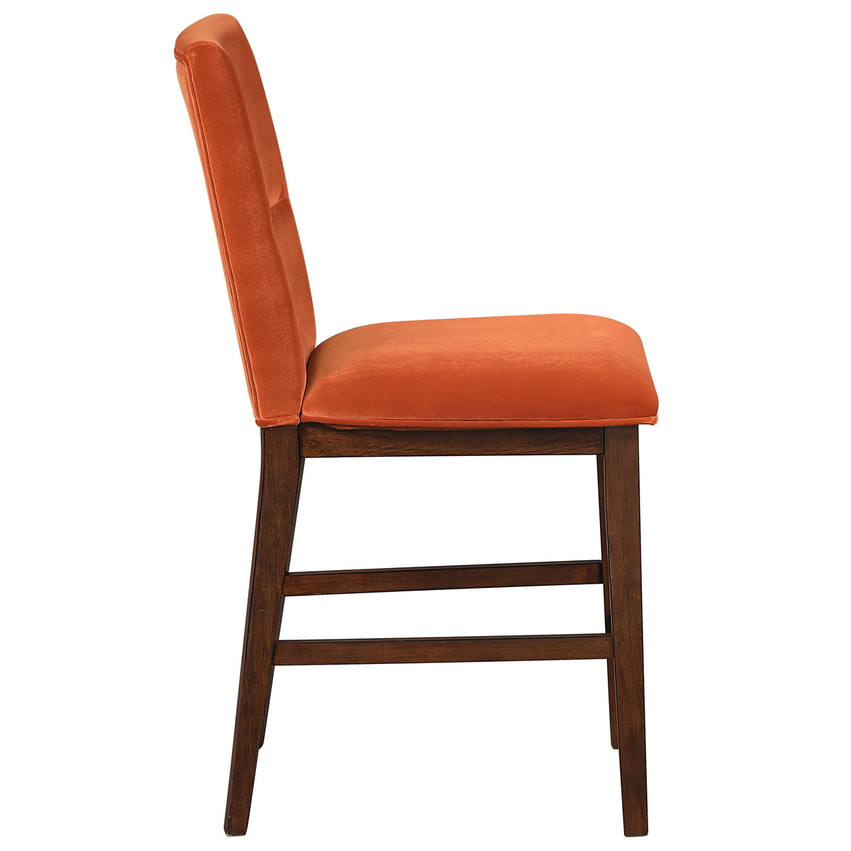 Zen 5-Piece Counter Set with Orange Velvet Counter Chairs from Steve Silver - Luna Furniture