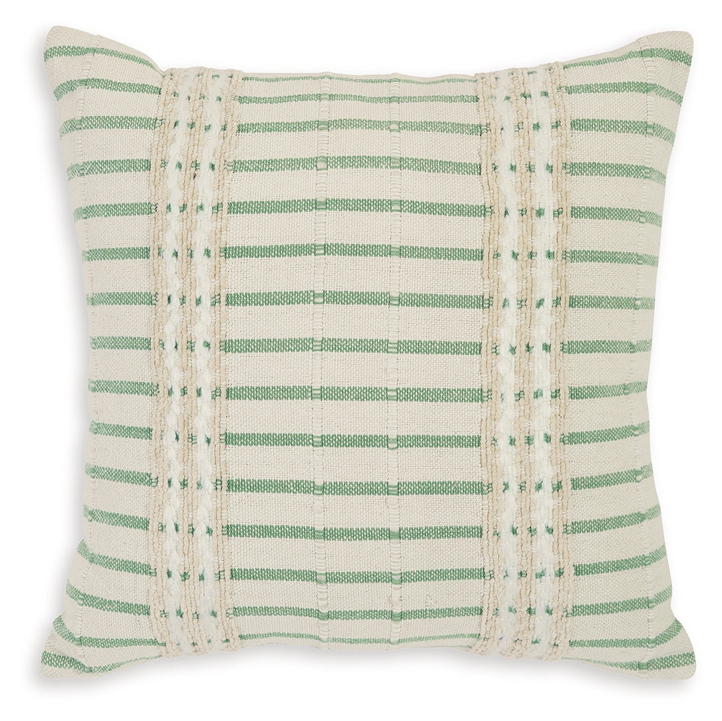 Rowton White/Green Pillow (Set of 4) from Ashley - Luna Furniture