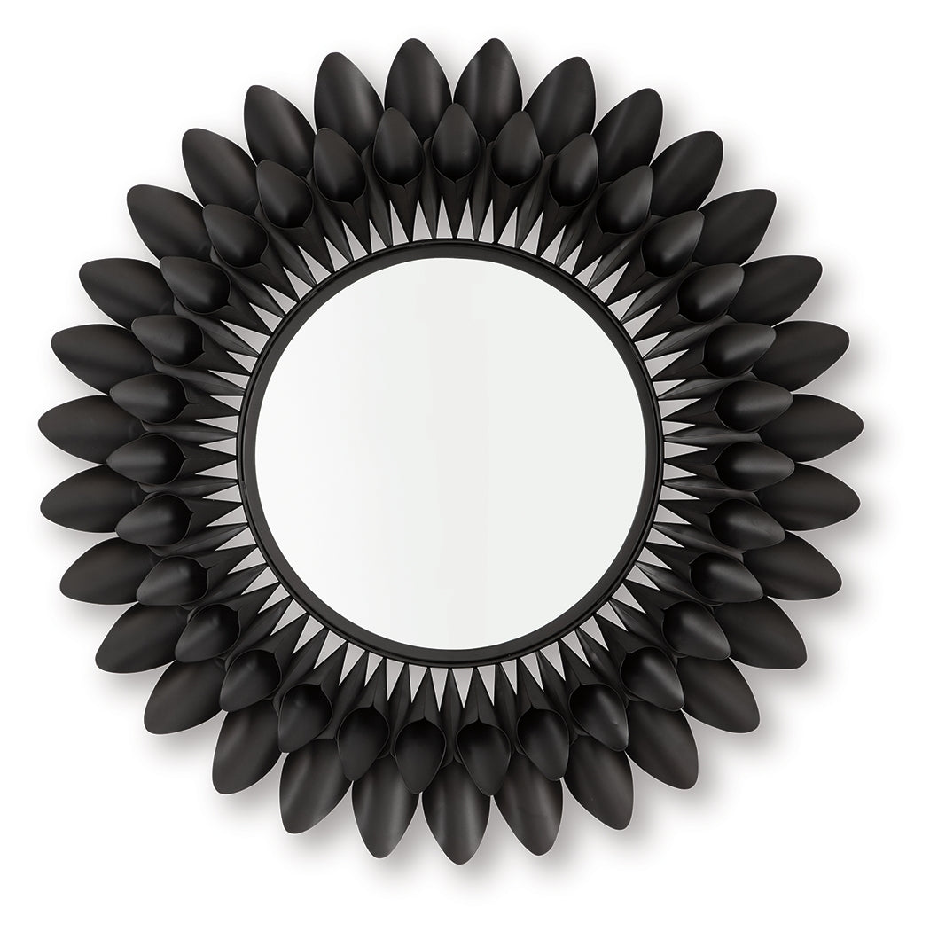 Ryenmour Oil Rubbed Bronze Finish Accent Mirror from Ashley Furniture - Luna Furniture