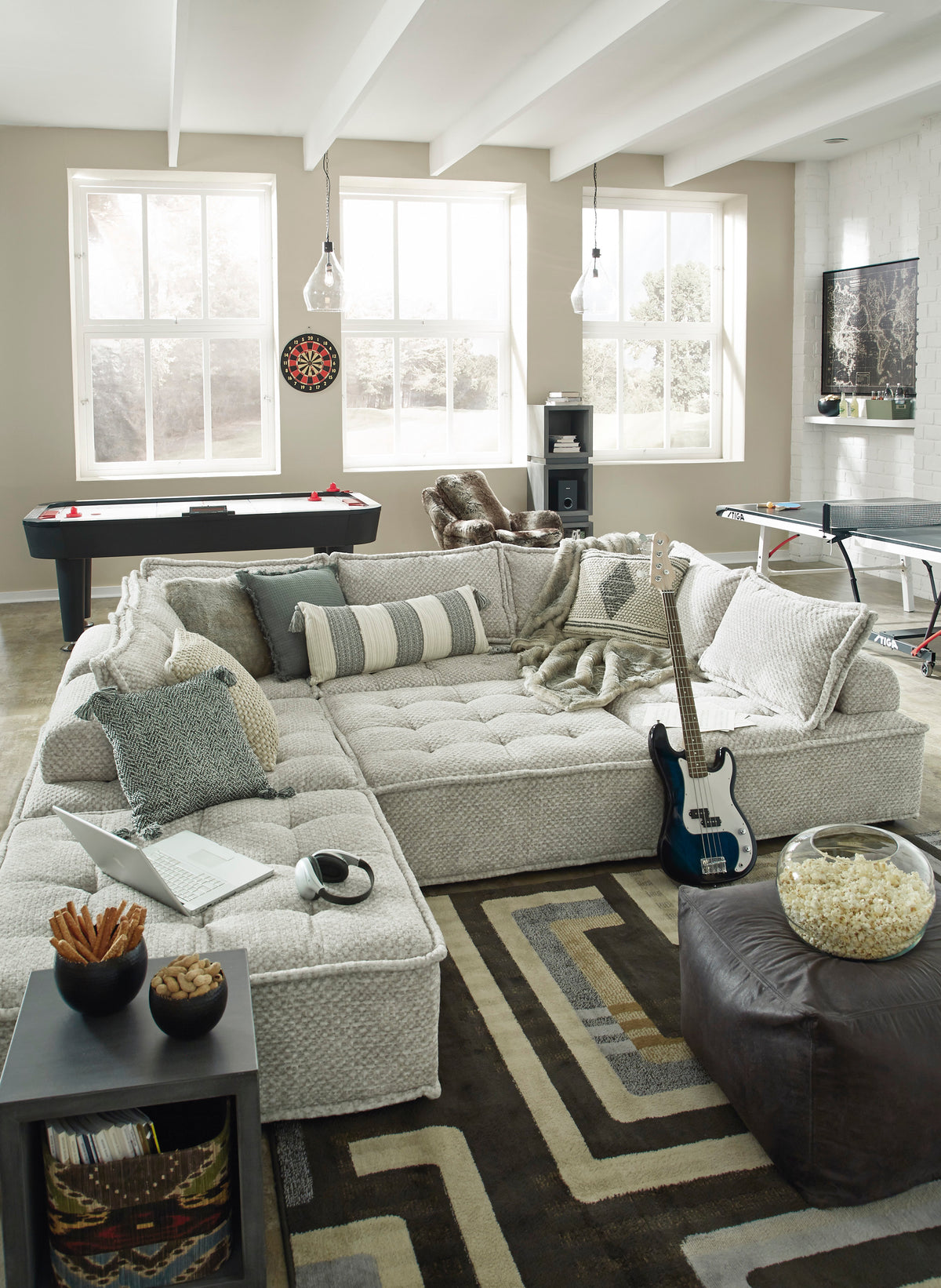 Happy Beige Modular Accent Chair from Happy Homes - Luna Furniture