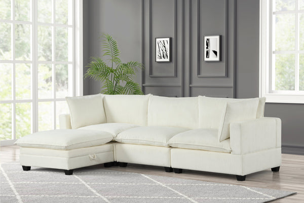Cloud White Modular Sectional