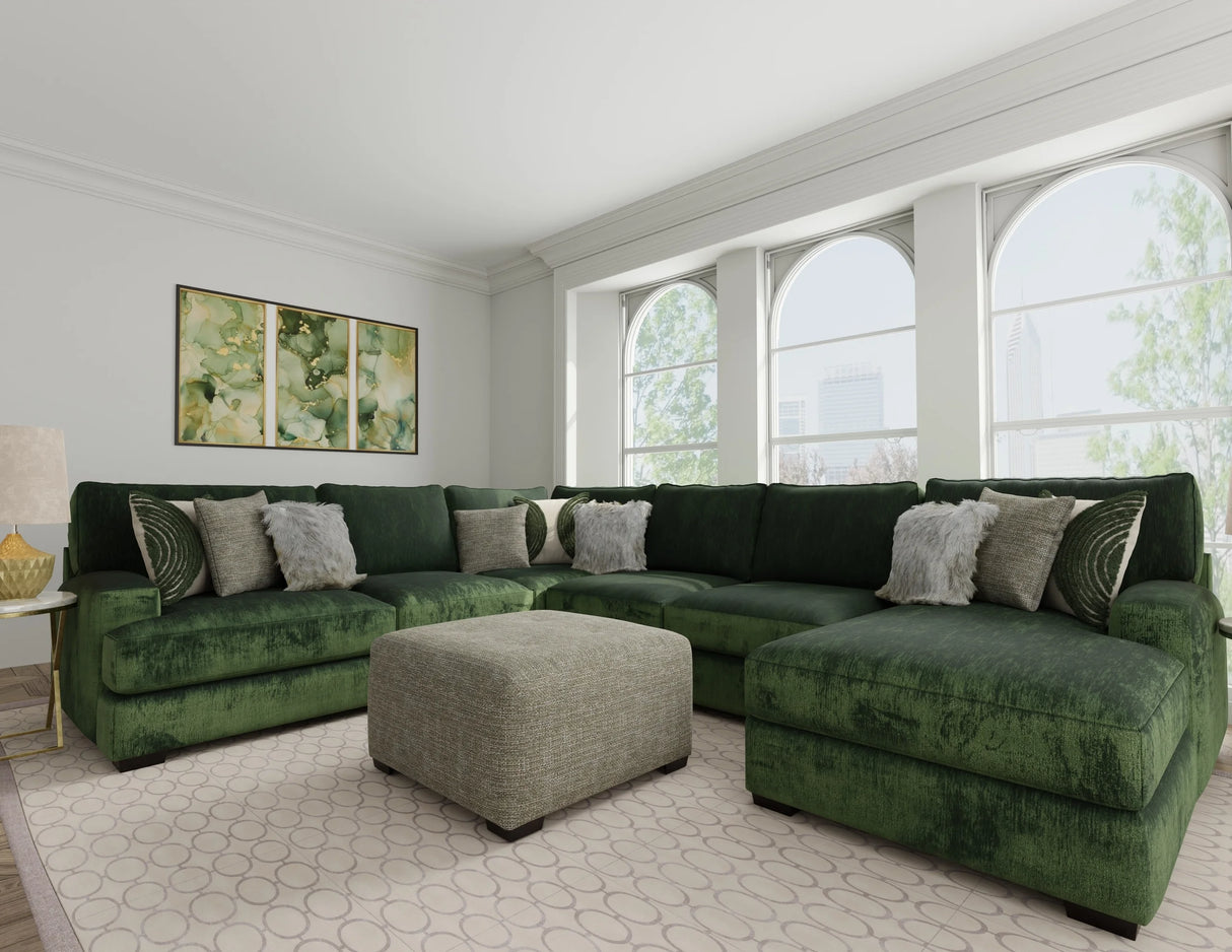 Corinthian Luscious Pine 3PC Sectional from Happy Homes - Luna Furniture