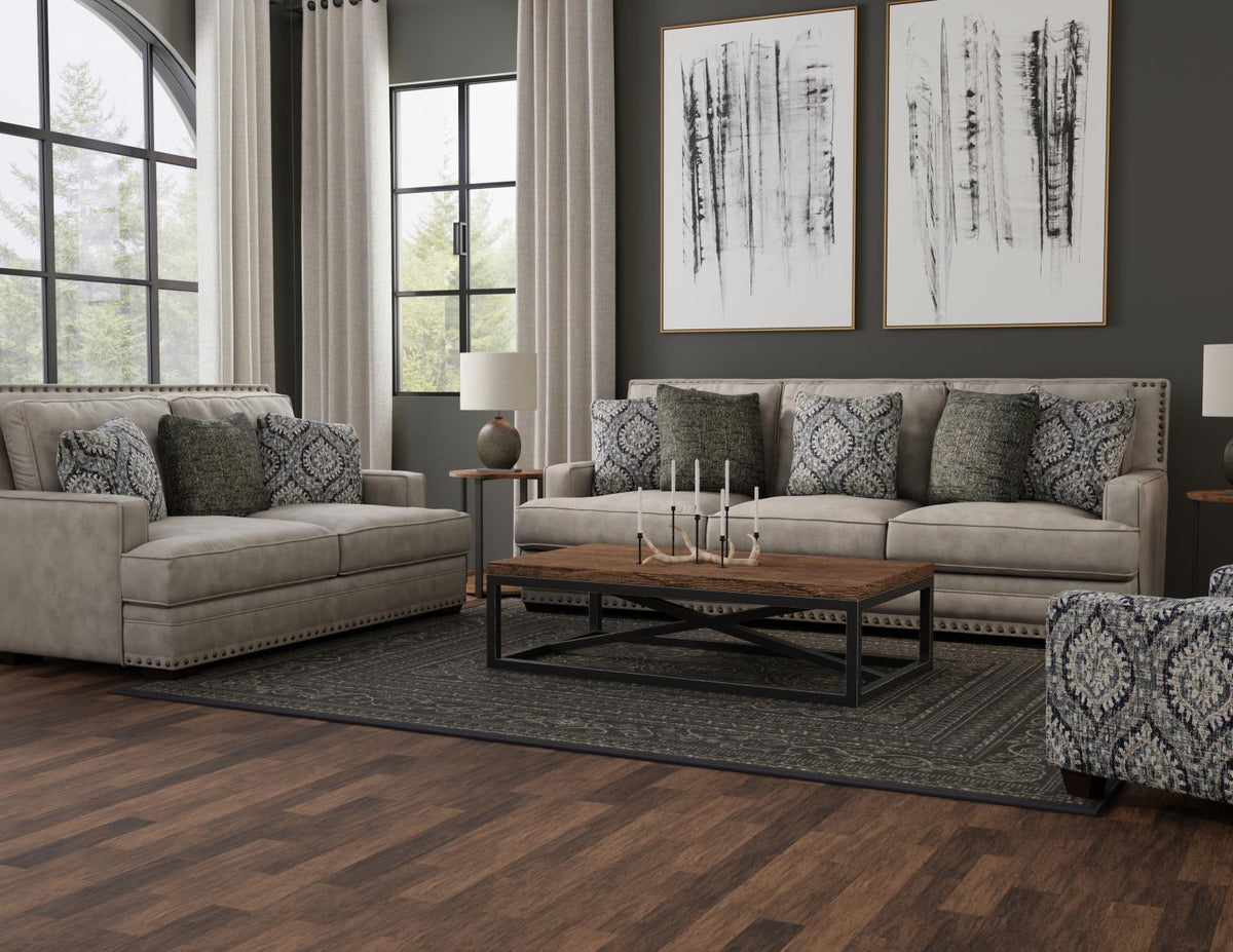 Corinthian Antelope Dove Sofa & Loveseat from Happy Homes - Luna Furniture