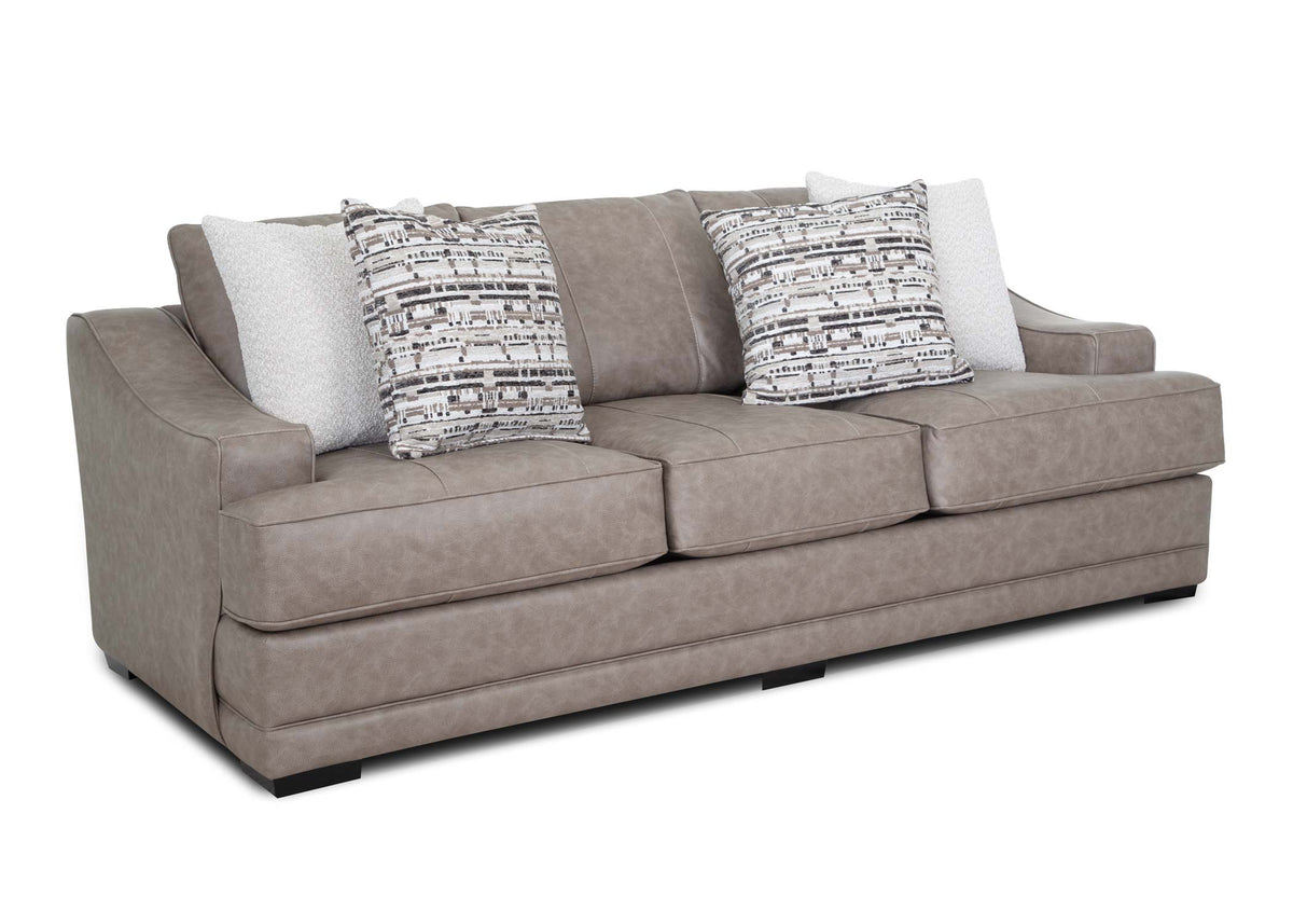 Franklin Duvall Greige Oversized Sofa & Loveseat Set from Happy Homes - Luna Furniture