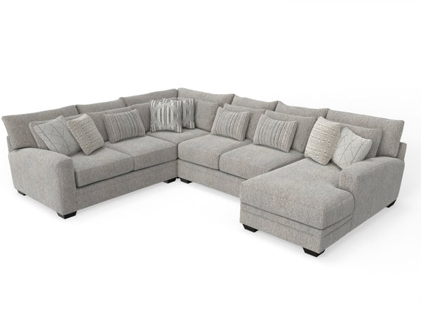Corinthian Wildthing Wheat 3-Piece Oversized Sectional