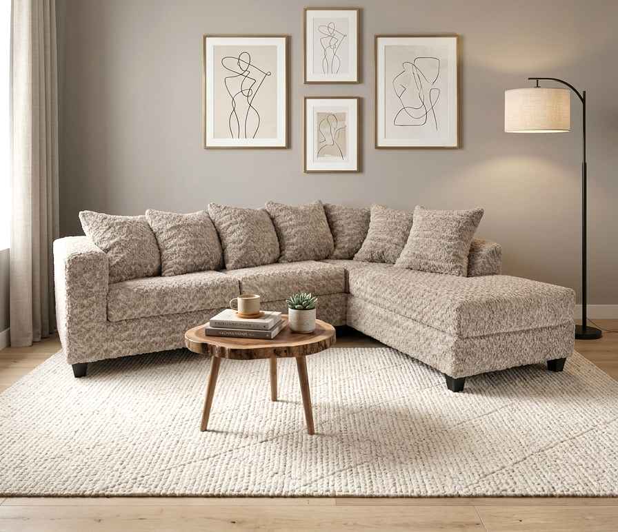 Nimbus Mocha Sectional from Happy Homes - Luna Furniture