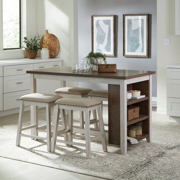 Liberty Two-Tone 5-Piece Dining Room Set (Table & 4 Chairs)